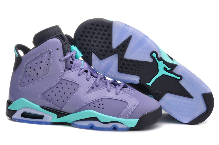 Running weapon Cheap Wholesale Air Jordan VI Shoes Women GS Green Glow